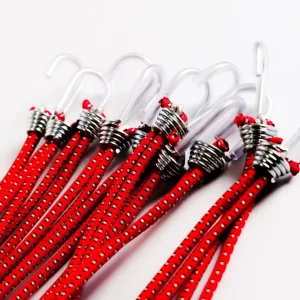 Extensor metálico mesclado vermelho de 5mm, ideal para fixação confiável em transporte