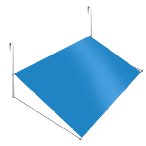 Imagem do toldo para caminhão azul PVC