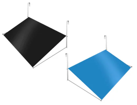 toldos para caminhão da cor azul e preta